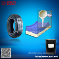 Addition cure silicone rubber for tire mold